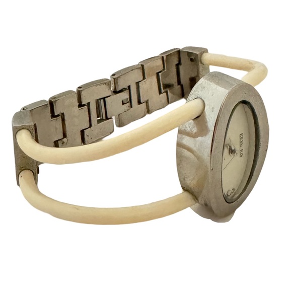 KESSARIS • Vintage Leather Watch New Battery Ready To Wear - Picture 6 of 9